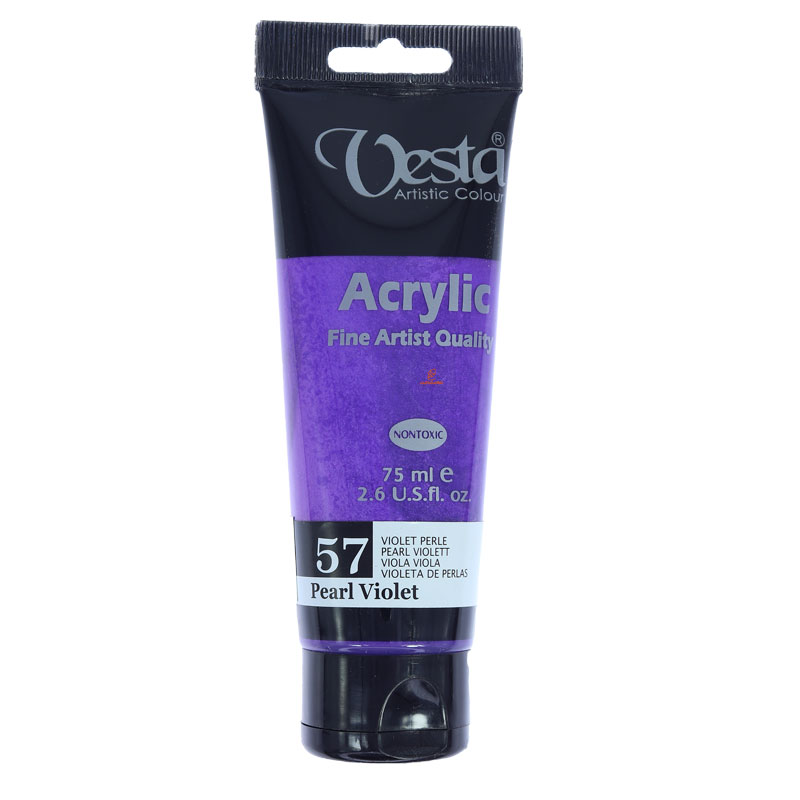 رنگ اکریلیک 75 میل تک رنگ وستا57