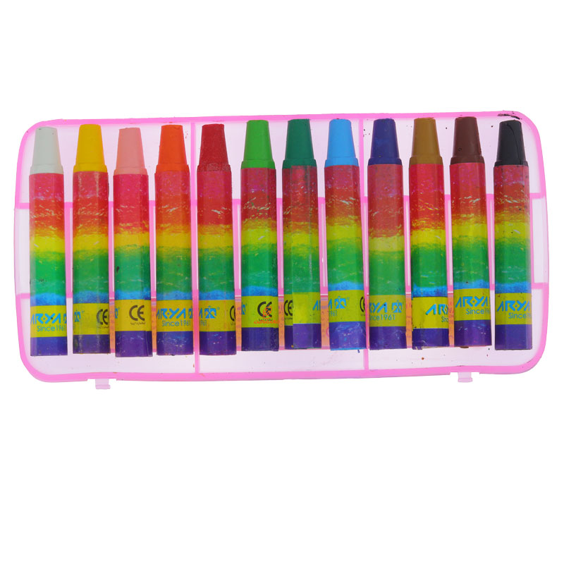 پاستل 12 رنگ طلقی صورتی آریا (4)