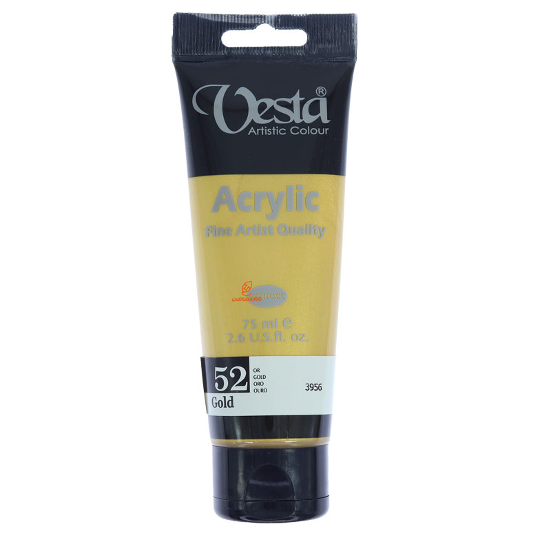 رنگ اکریلیک 75 میل تک رنگ وستا52