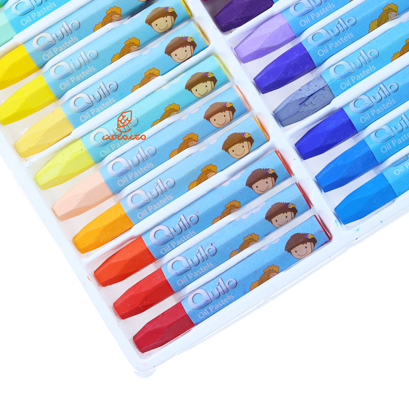 پاستل 36 رنگ جعبه مقوایی کویلو (5)