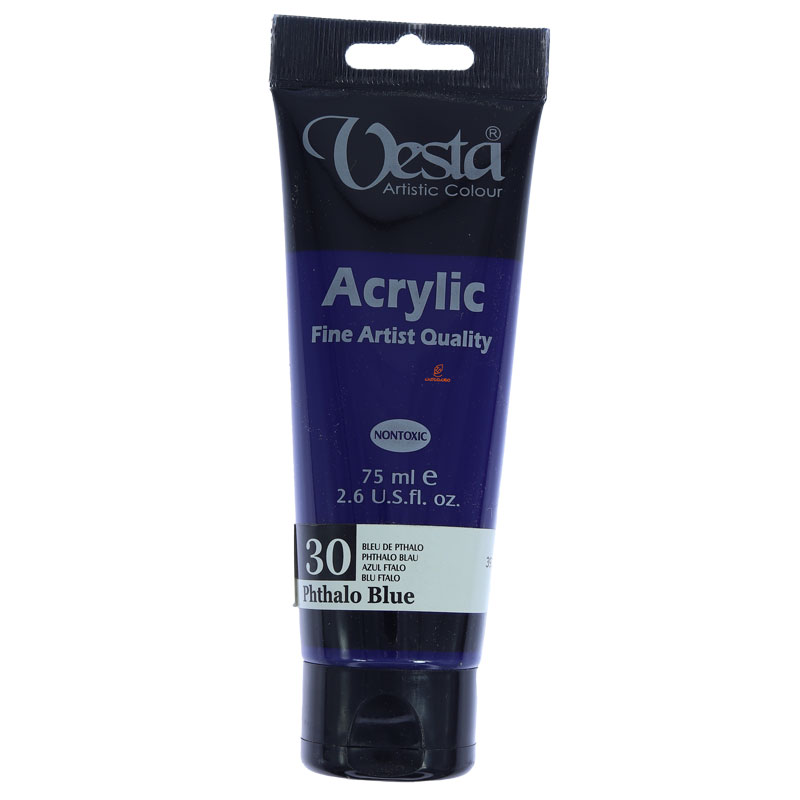 رنگ اکریلیک 75 میل تک رنگ وستا30