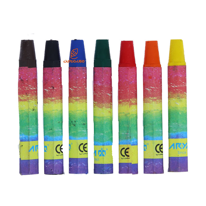 پاستل 6 رنگ جعبه مقوایی آریا (4)