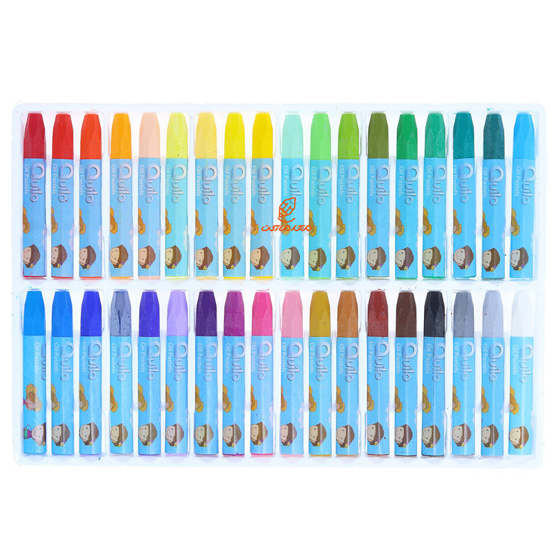 پاستل 36 رنگ جعبه مقوایی کویلو (4)