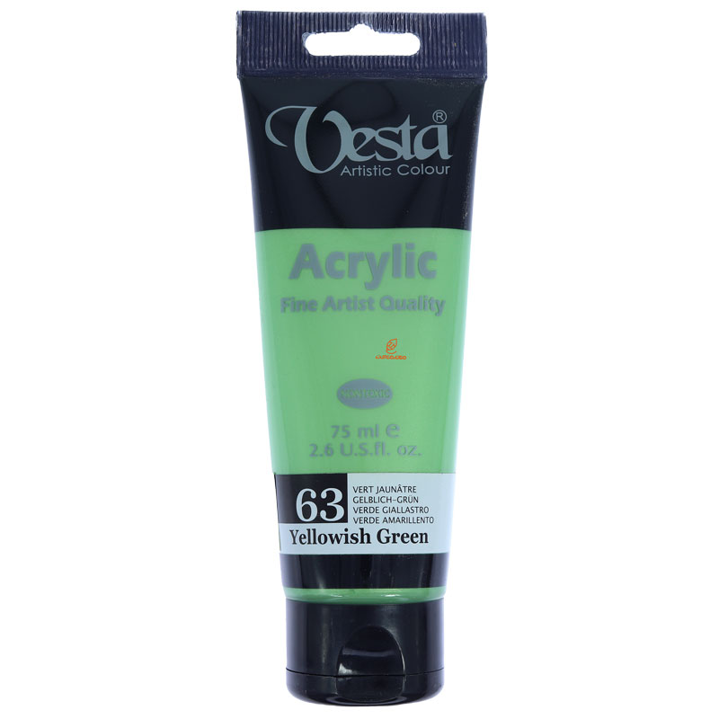 رنگ اکریلیک 75 میل تک رنگ وستا63