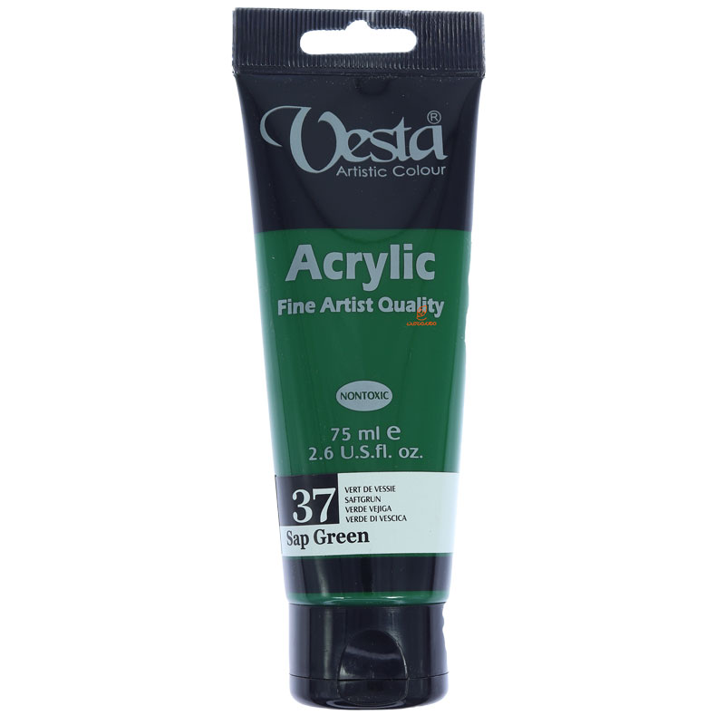 رنگ اکریلیک 75 میل تک رنگ وستا37