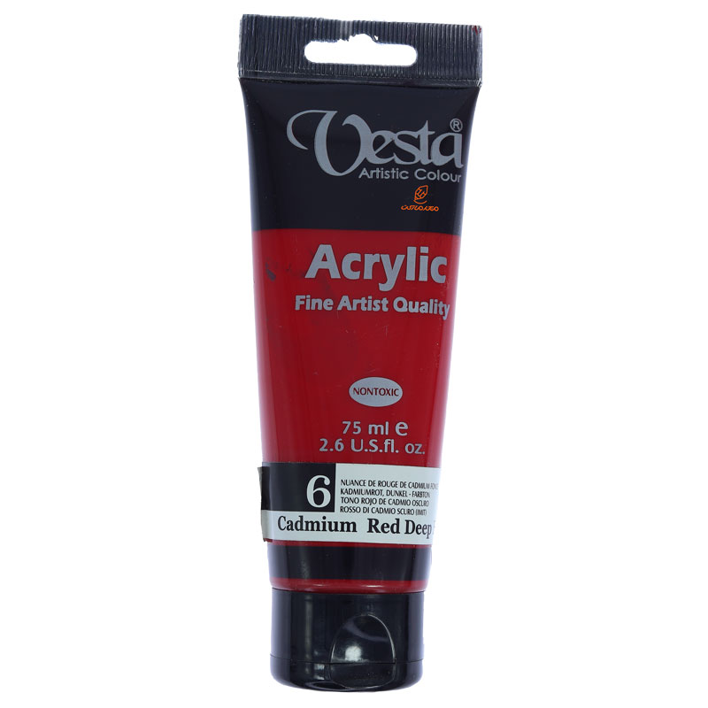 رنگ اکریلیک 75 میل تک رنگ وستا6