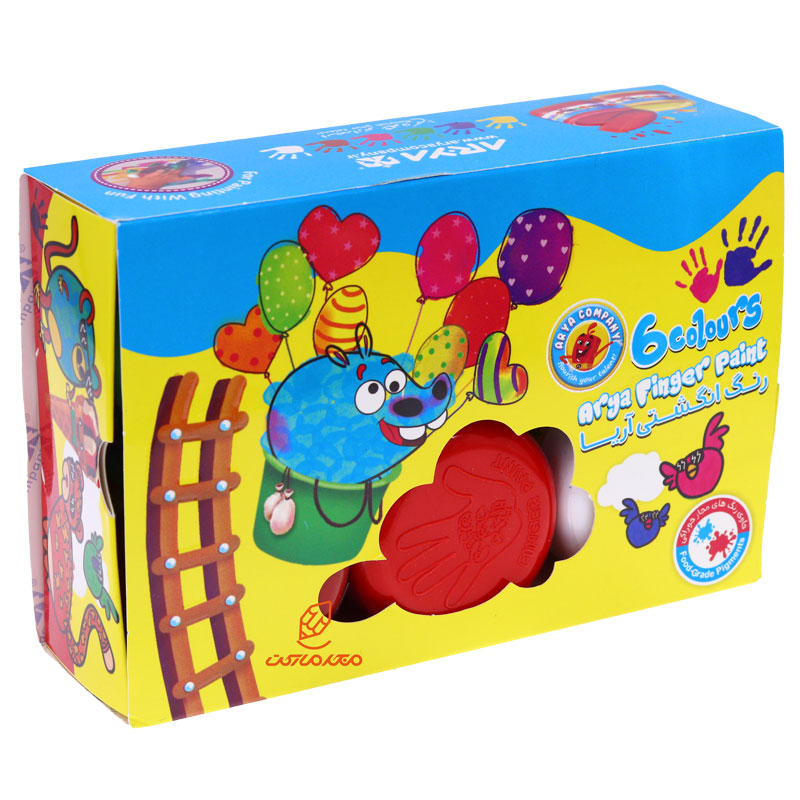 رنگ انگشتی 6 رنگ آریا (2)