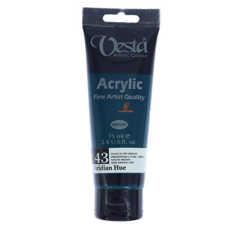 رنگ اکریلیک 75 میل تک رنگ وستا43