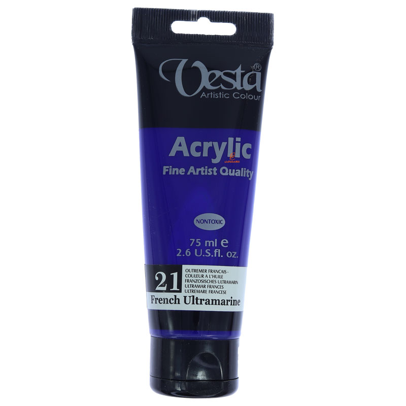 رنگ اکریلیک 75 میل تک رنگ وستا21