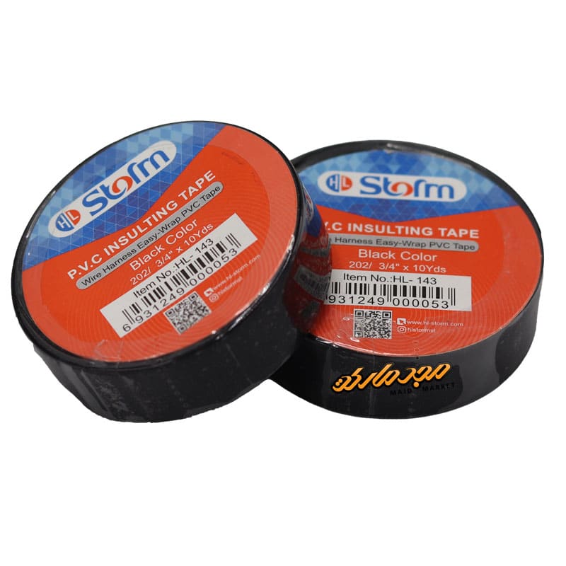 چسب برق مشکی استورم