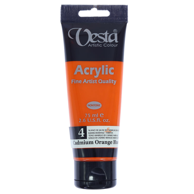 رنگ اکریلیک 75 میل تک رنگ وستا4