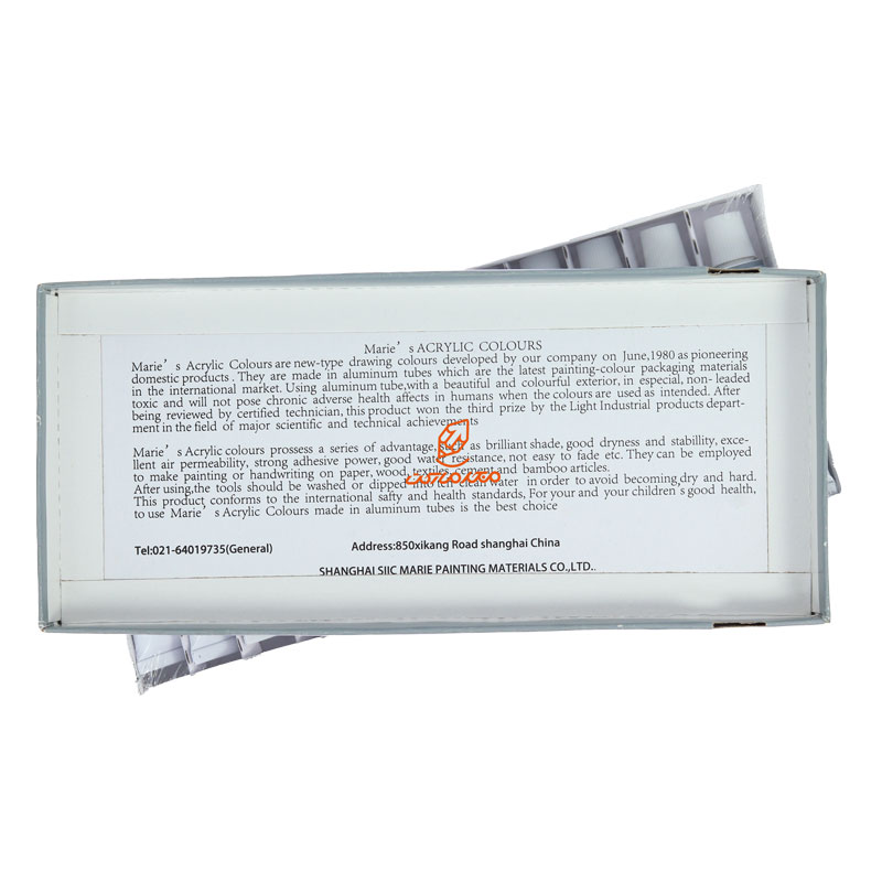 رنگ اکریلیک 12 رنگ ماریس (5)