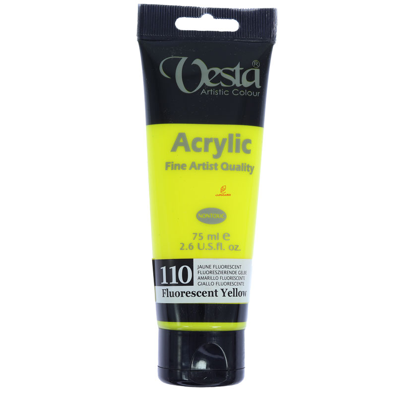 رنگ اکریلیک 75 میل تک رنگ وستا110