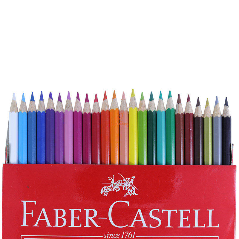 مداد رنگی 24 رنگ جعبه مقوایی فابر کاستل (4)