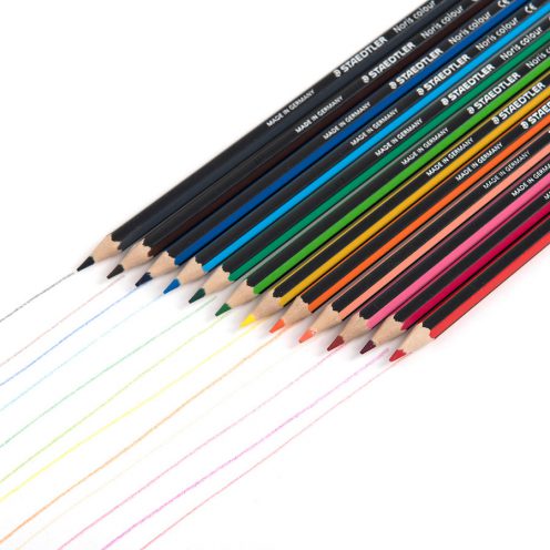 مداد رنگی 24 رنگ مقوایی نوریس استدلر