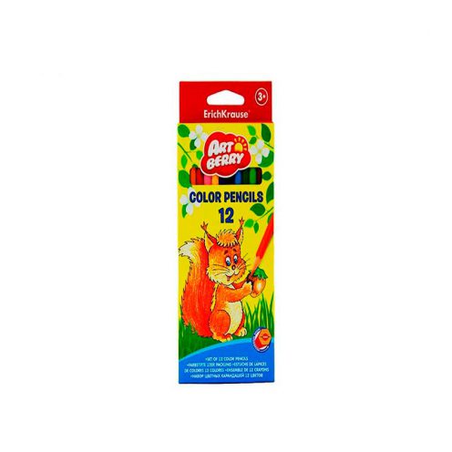 مداد رنگی 12 رنگ مقوایی اریکروز