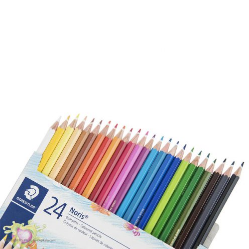 مداد رنگی 24 رنگ مقوایی استدلر