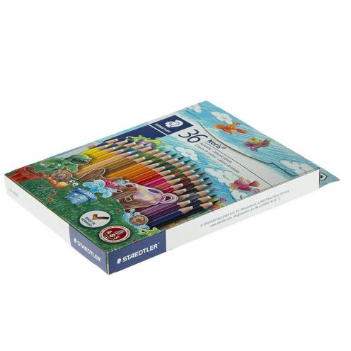مداد رنگی 36 رنگ مقوایی استدلر