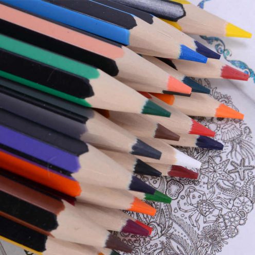 مداد رنگی 24 رنگ مقوایی نوریس استدلر