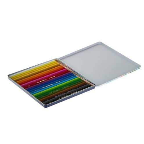 مداد رنگی 24 رنگ فلزی استدلر