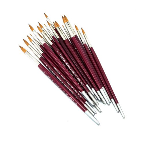 قلمو گرد طبیعی موی سمور کد 222 خرم