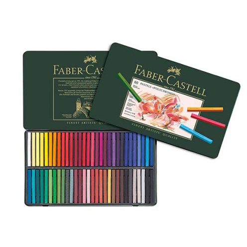 گچ پاستل پلی کروموس60رنگ فابر کاستل FABERCASTELL