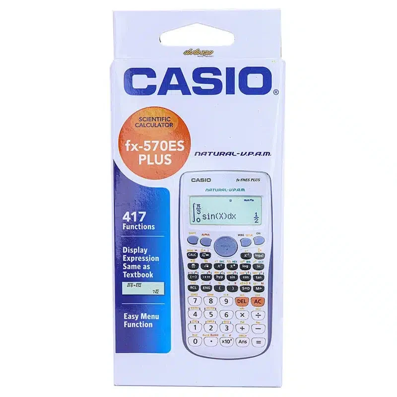 ماشین حساب مهندسی FX-570 ES PLUS طرح کاسیو (3)