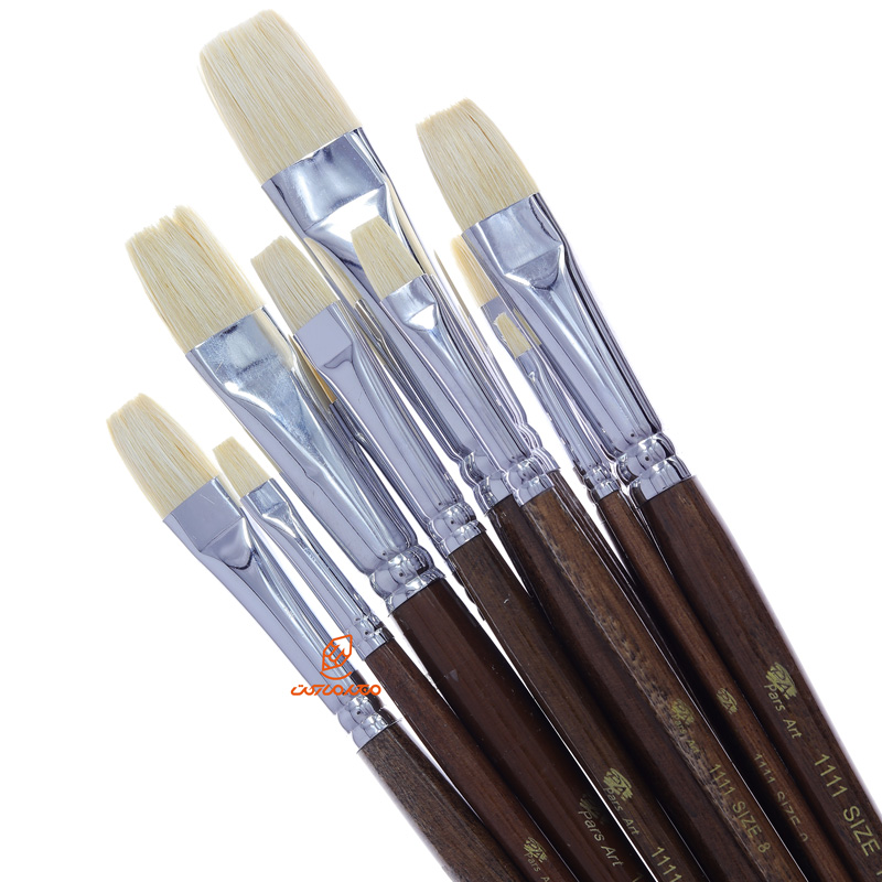 قلم مو زبر دسته قهوه ای سری 1111 پارس آرت