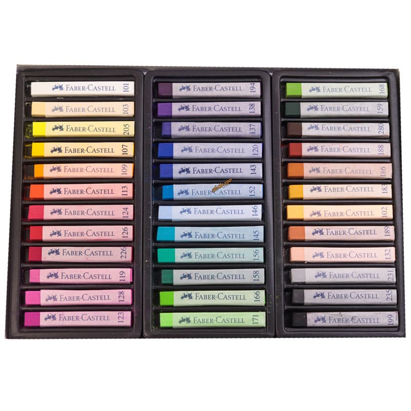 گچ پاستل کریتیو 36 رنگ فابر کاستل (3)