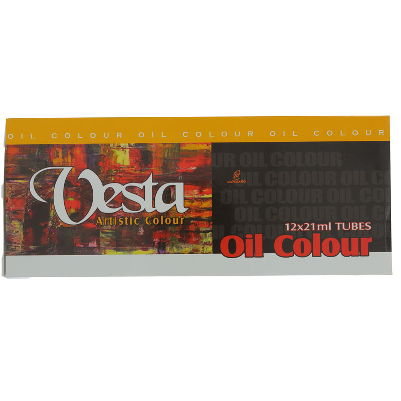 رنگ روغن 12 رنگ 21 میل وستا VESTA