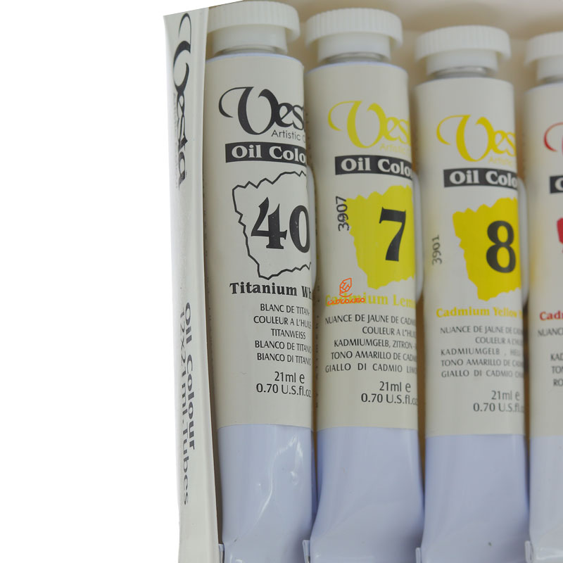 رنگ روغن 12 رنگ 21 میل وستا VESTA (7)