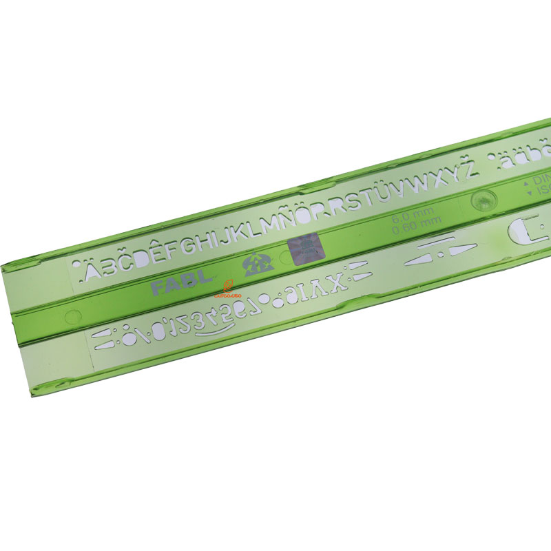 شابلون حروف 0.6 mm لاتین فابل FABL (1)