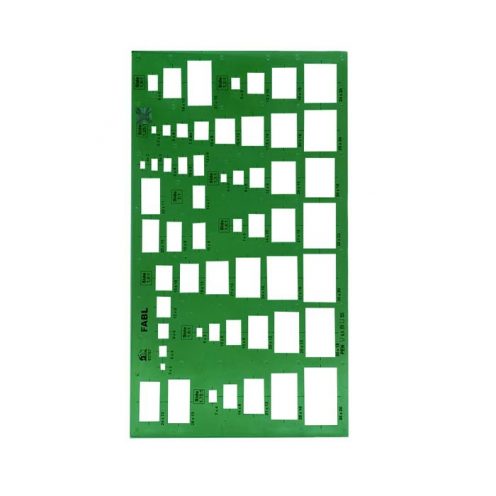 شابلون مستطیل فابل