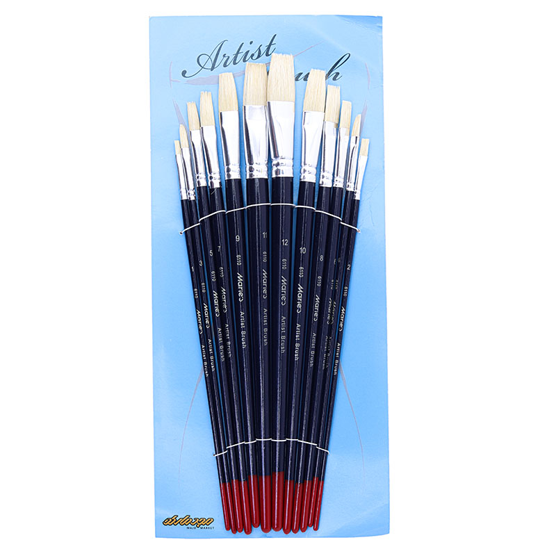 ست قلمو تخت مو سفید کد 6110 ماریس