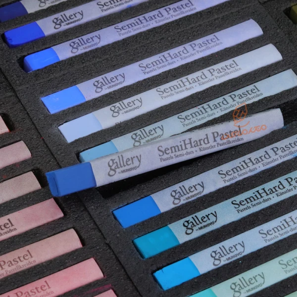 گچ پاستل آرتیست 96 رنگ جعبه چوبی گالری (3)