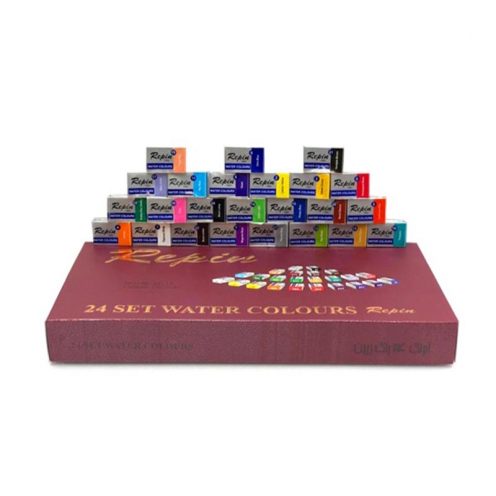 آبرنگ 24 رنگ قرصی رپین