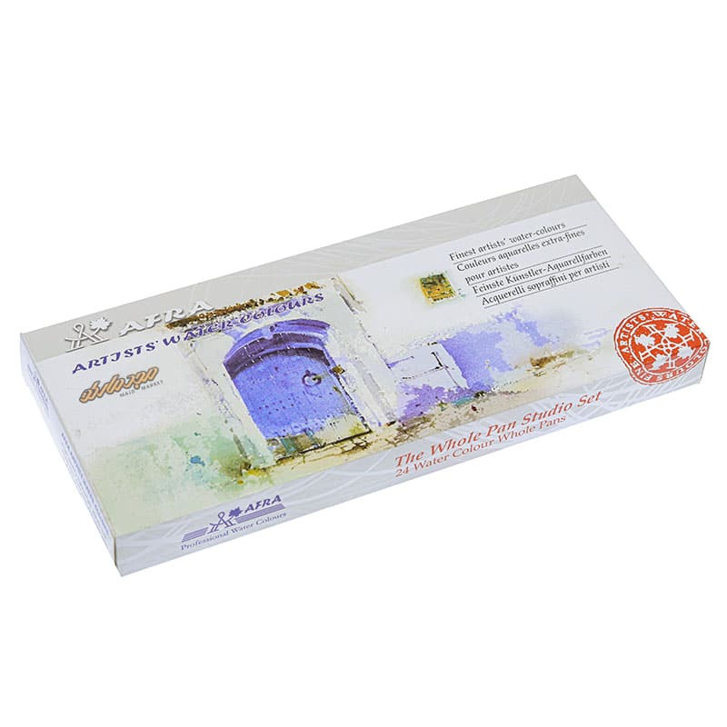 آبرنگ 24 رنگ افرا