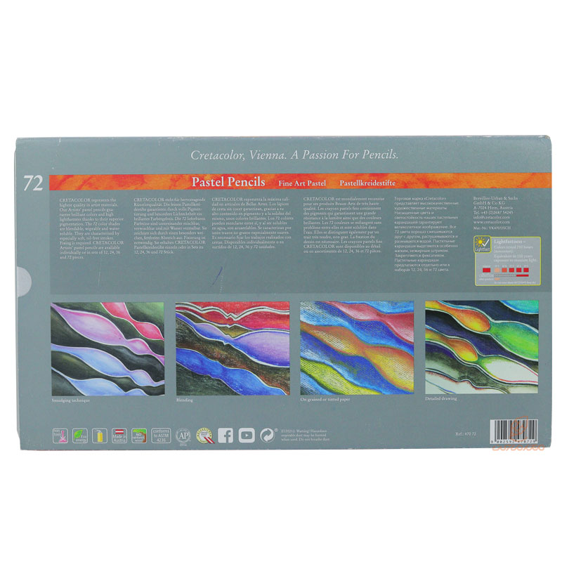 مداد پاستل 72 رنگ مدل47072 کرتاکالر (2)