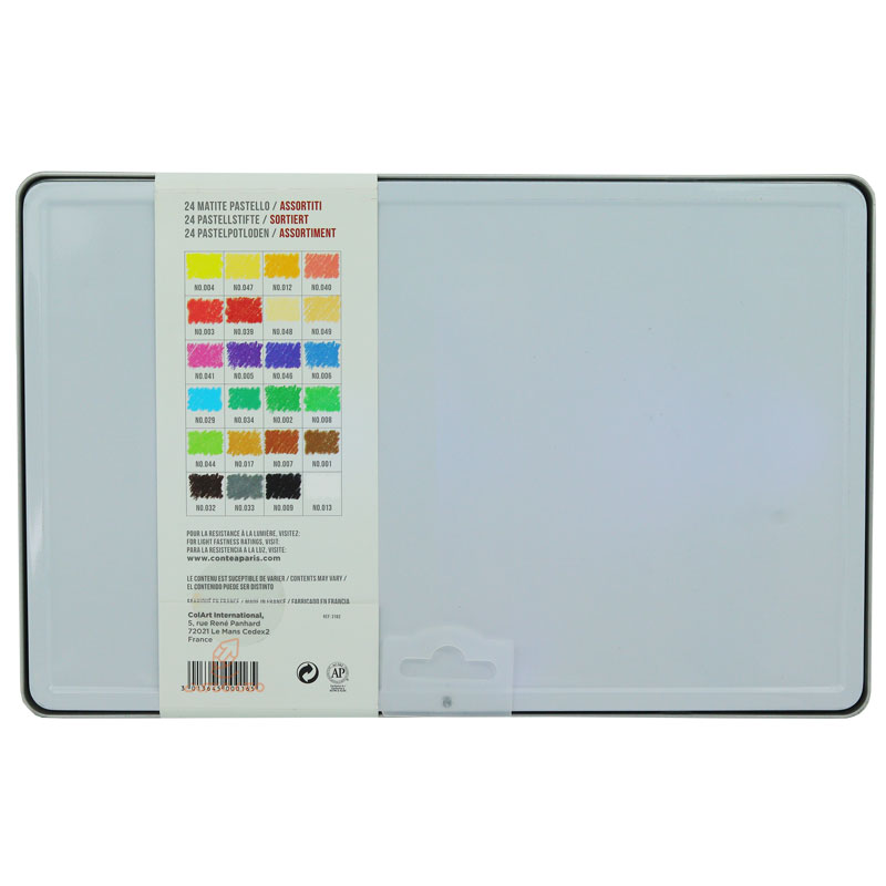 مداد پاستل 24 رنگ کنته پاریس (2)