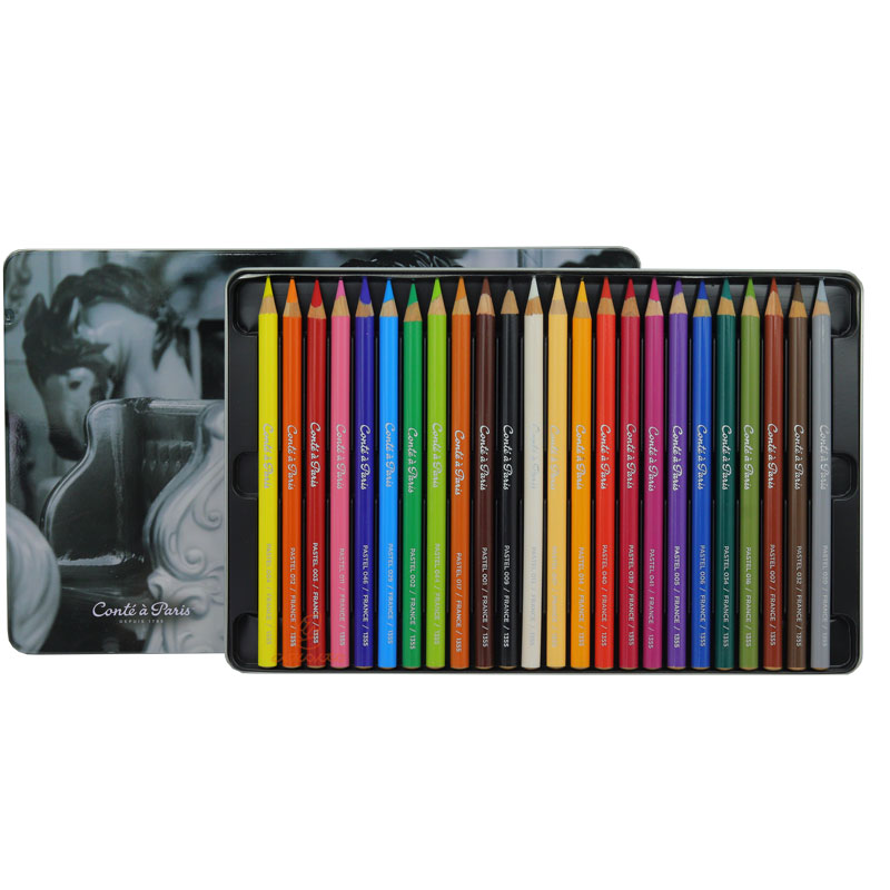 مداد پاستل 24 رنگ کنته پاریس