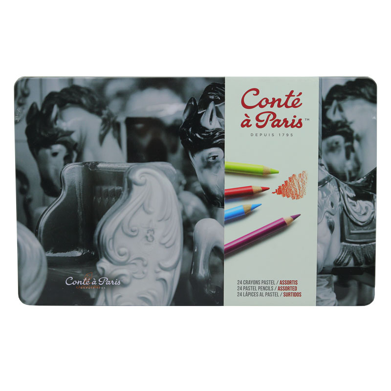 مداد پاستل 24 رنگ کنته پاریس (1)