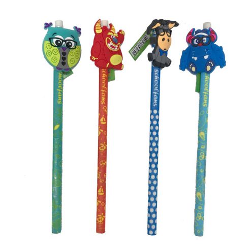 مداد مشکی بدنه مخملی+سر مدادی (طرح1)