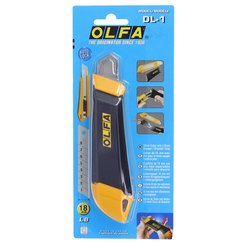 کاتر اتوماتیک بزرگ با تیغ شکن DL-1 اولفا (OLFA)