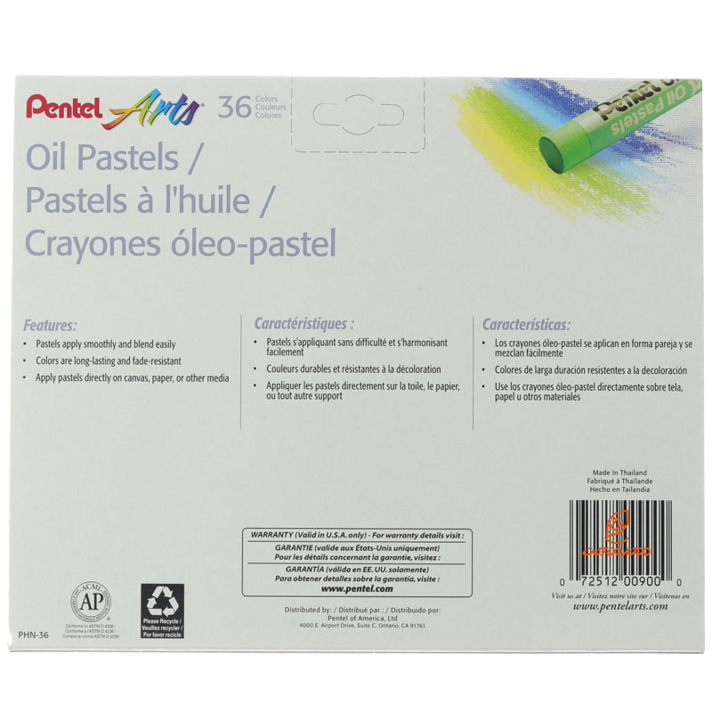 پاستل روغنی 36 رنگ پنتل (3)