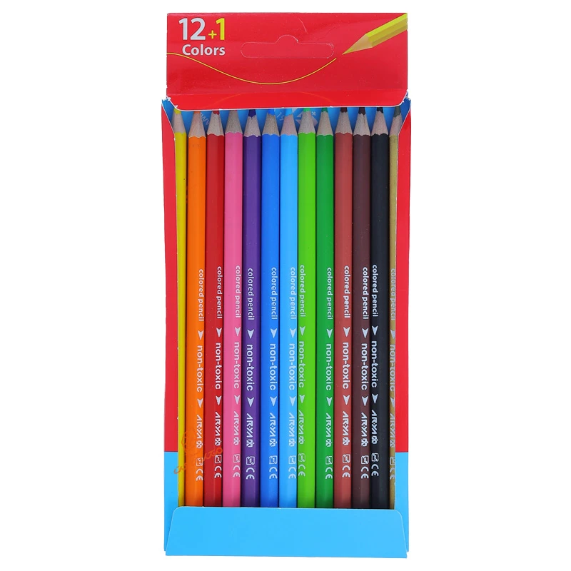 مداد رنگی 1+12 رنگ آریا (4)