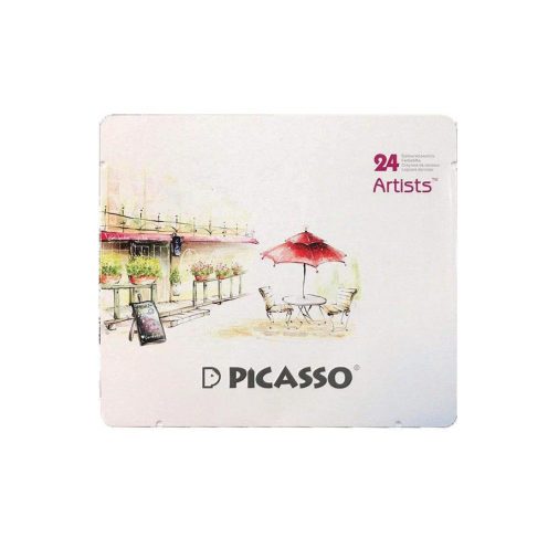 مداد رنگی 24 رنگ آرتیست تخت فلزی پیکاسو