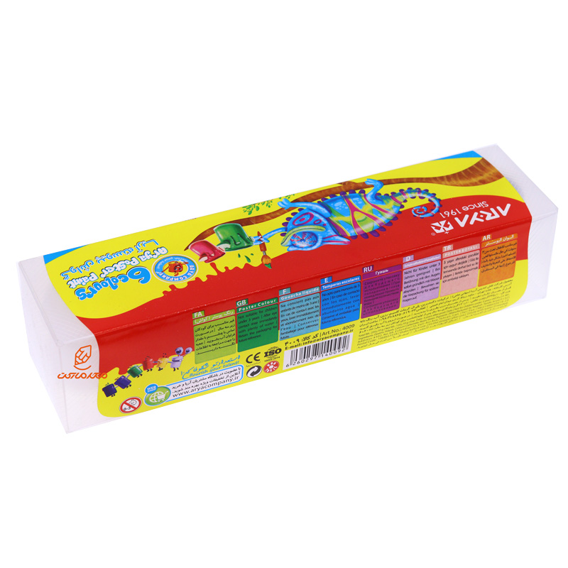 گواش 6 رنگ پیوسته آریا (2)