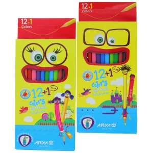 مداد رنگی 1+12 رنگ آریا