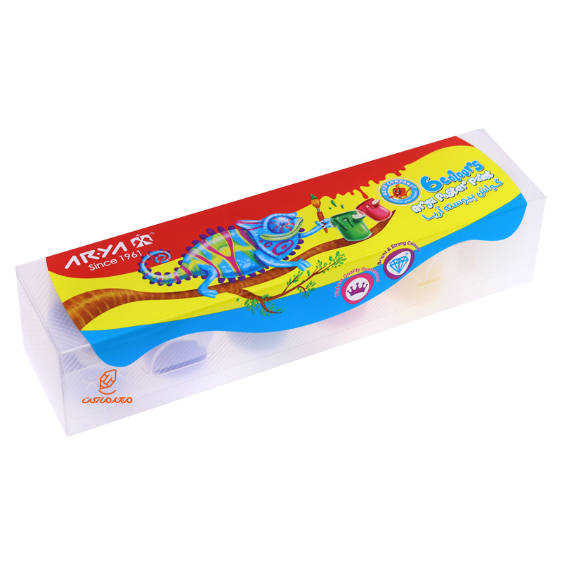 گواش 6 رنگ پیوسته آریا