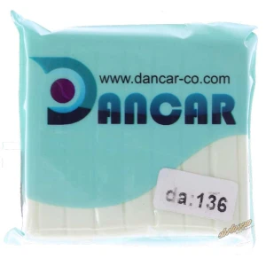 خمیر فیمو پلیمری حرارتی سبز شب تاب کد 136 دانکار